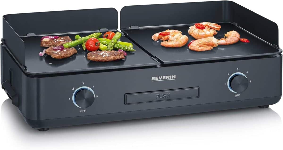 Test : plancha Severin PG 8569, performance céramique à 240°C