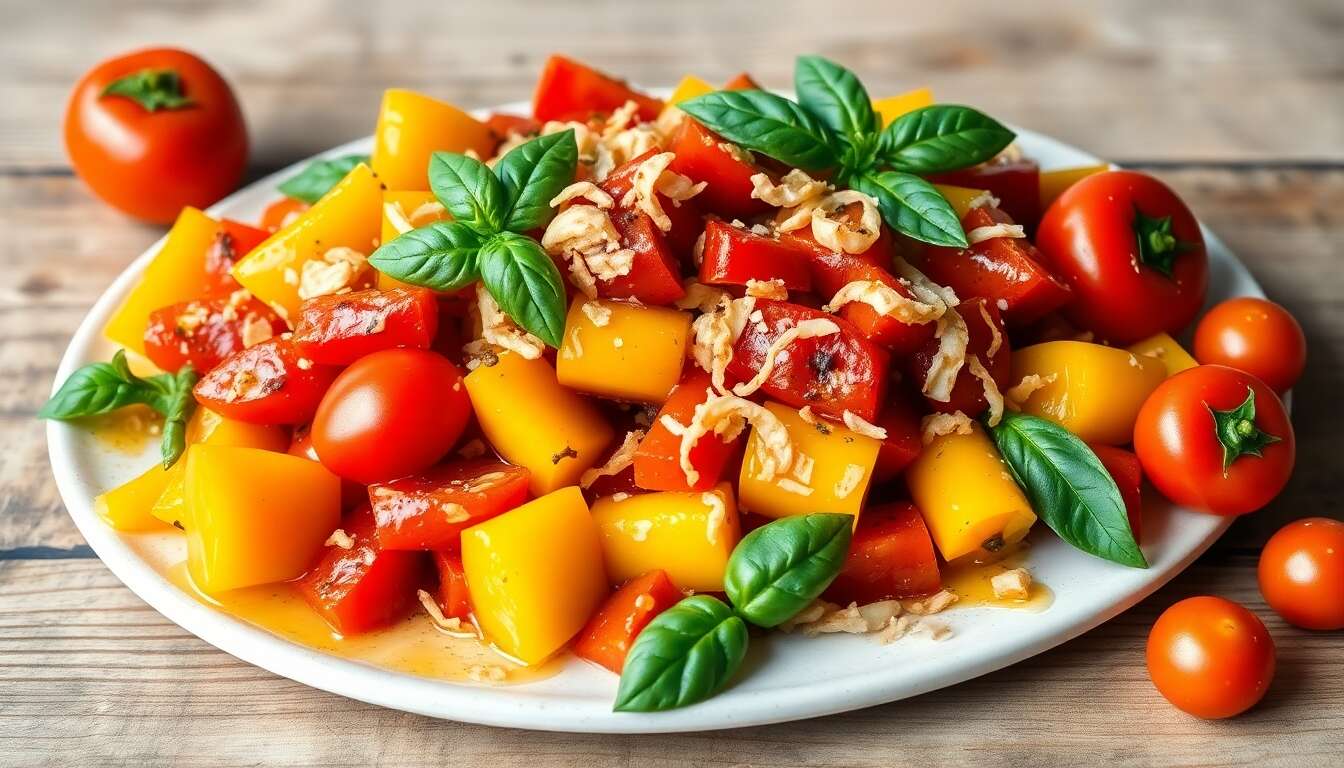 Recette Peperonata : délicieuse Poivronade Italienne