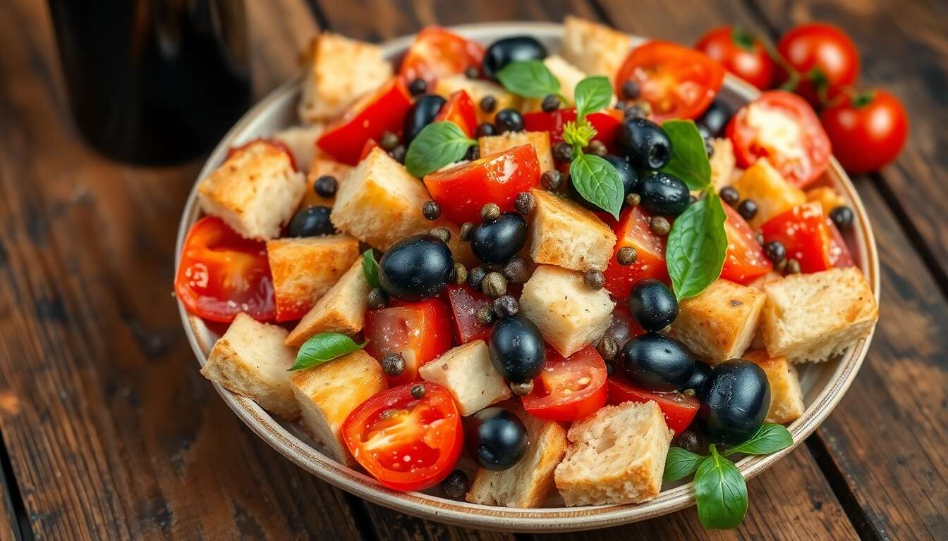 Recette Panzanella : salade Italienne Authentique et Savoureuse