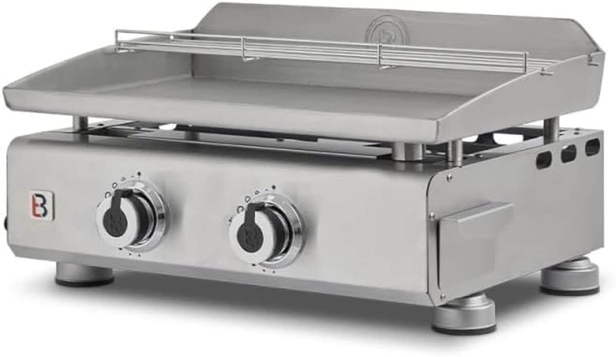 Test brasero Silvia II G Inox : plancha à gaz 2 feux efficace