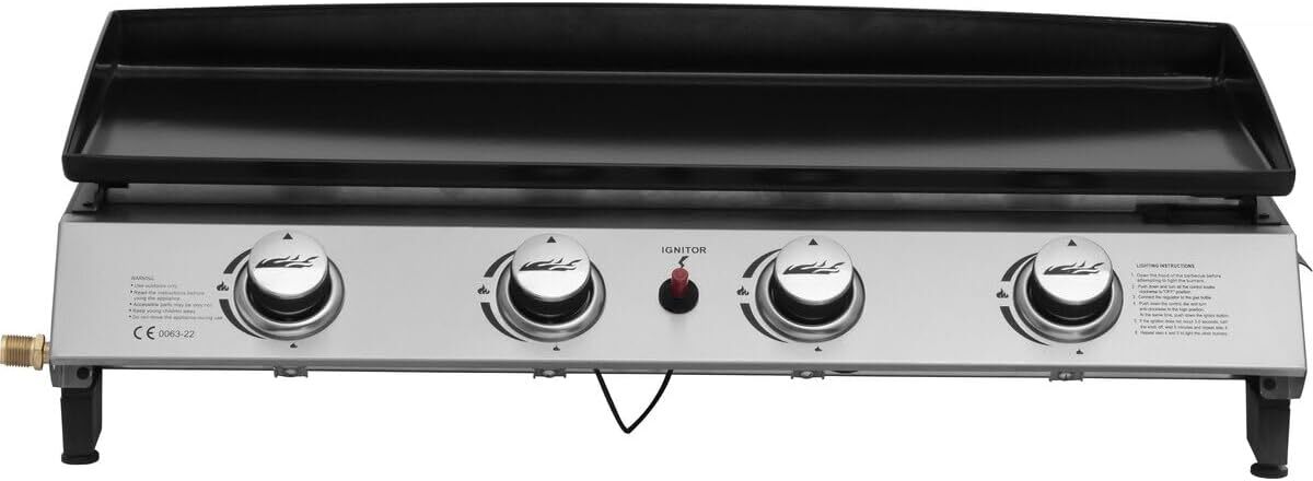 Test de la plancha gaz Jolly 4 brûleurs 10 KW par Habitat et Jardin