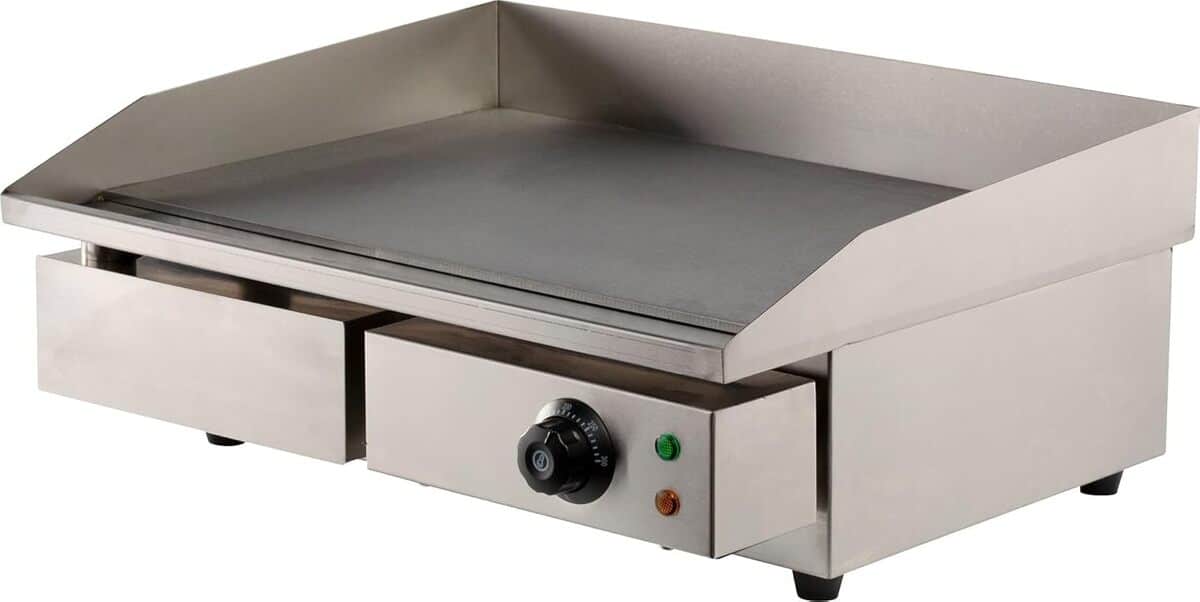 Test de la plancha professionnelle Combisteel en acier inoxydable