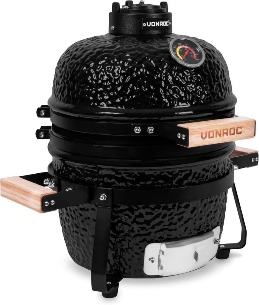 Test du barbecue Kamado 13 pouces de Vonroc : compact et performant