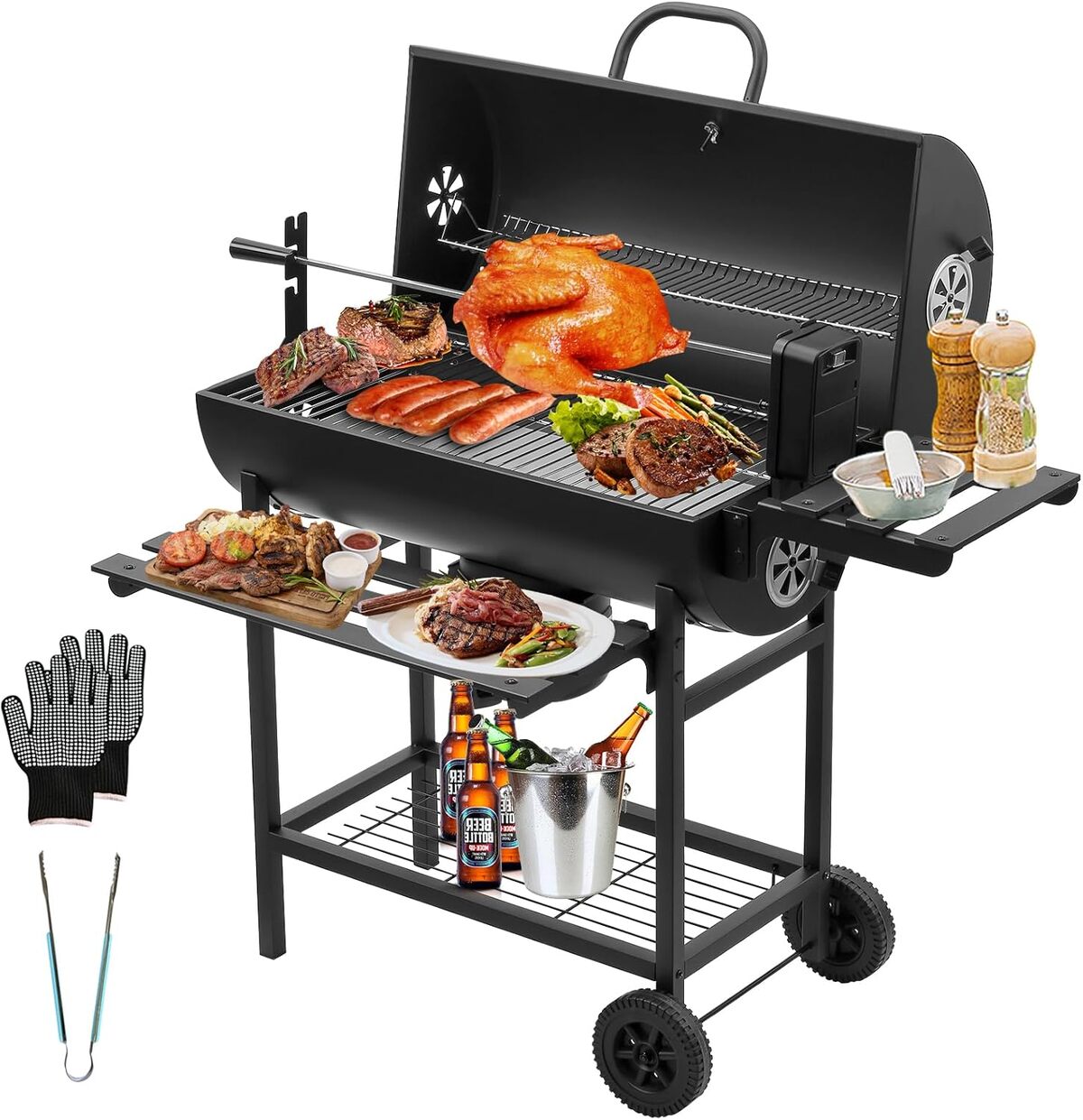Test du chariot barbecue TEENO : puissance et polyvalence au charbon