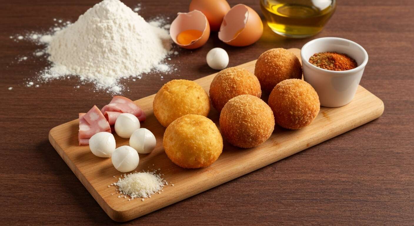 Bouchées de mozzarella frites et boulettes de mortadella : recette savoureuse
