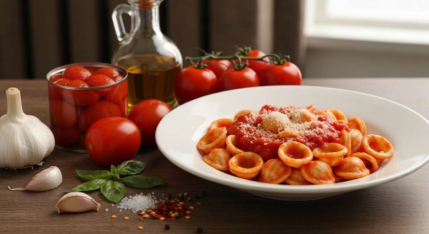 Recette d'orecchiette à la sauce tomate : un classique italien
