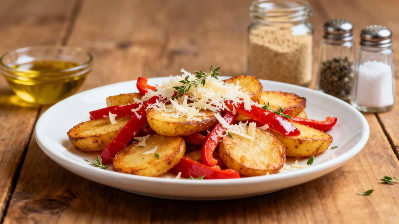 Recette Authentique : poivrons et Pommes de Terre à l'Italienne