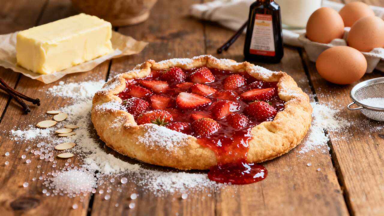 Crostata à la Confiture de Fraises : recette Maison Gourmande