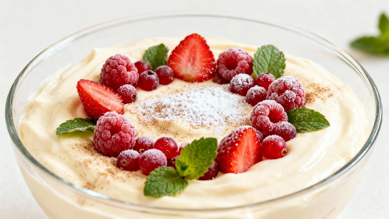 Recette de mousse mascarpone aux fruits