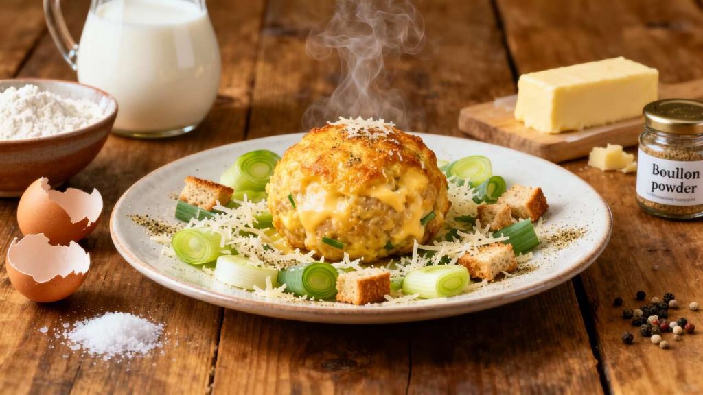 Canederli au fromage et poireaux : recette savoureuse