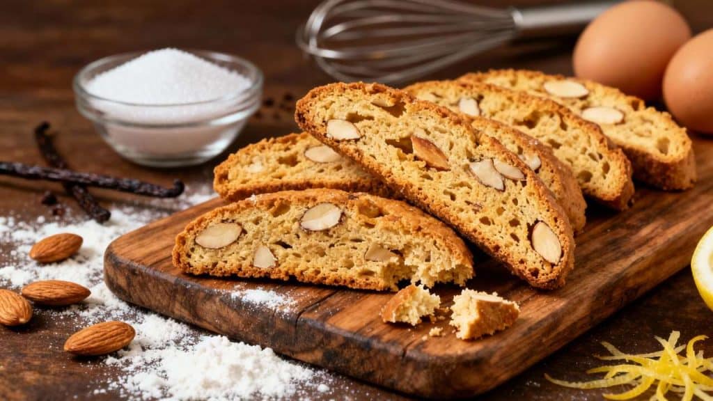 Recette de cantucci aux amandes : biscuits italiens croquants