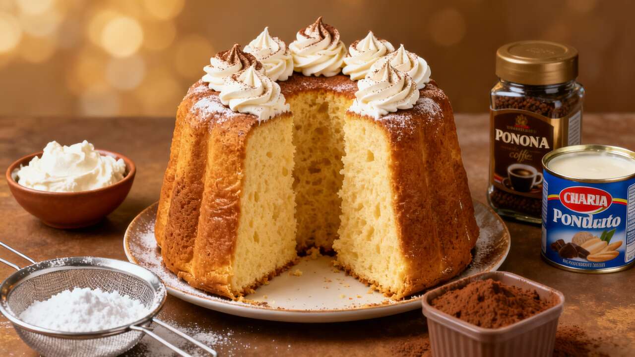 pandoro &agrave; la cr&egrave;me de mascarpone : recette traditionnelle italienne