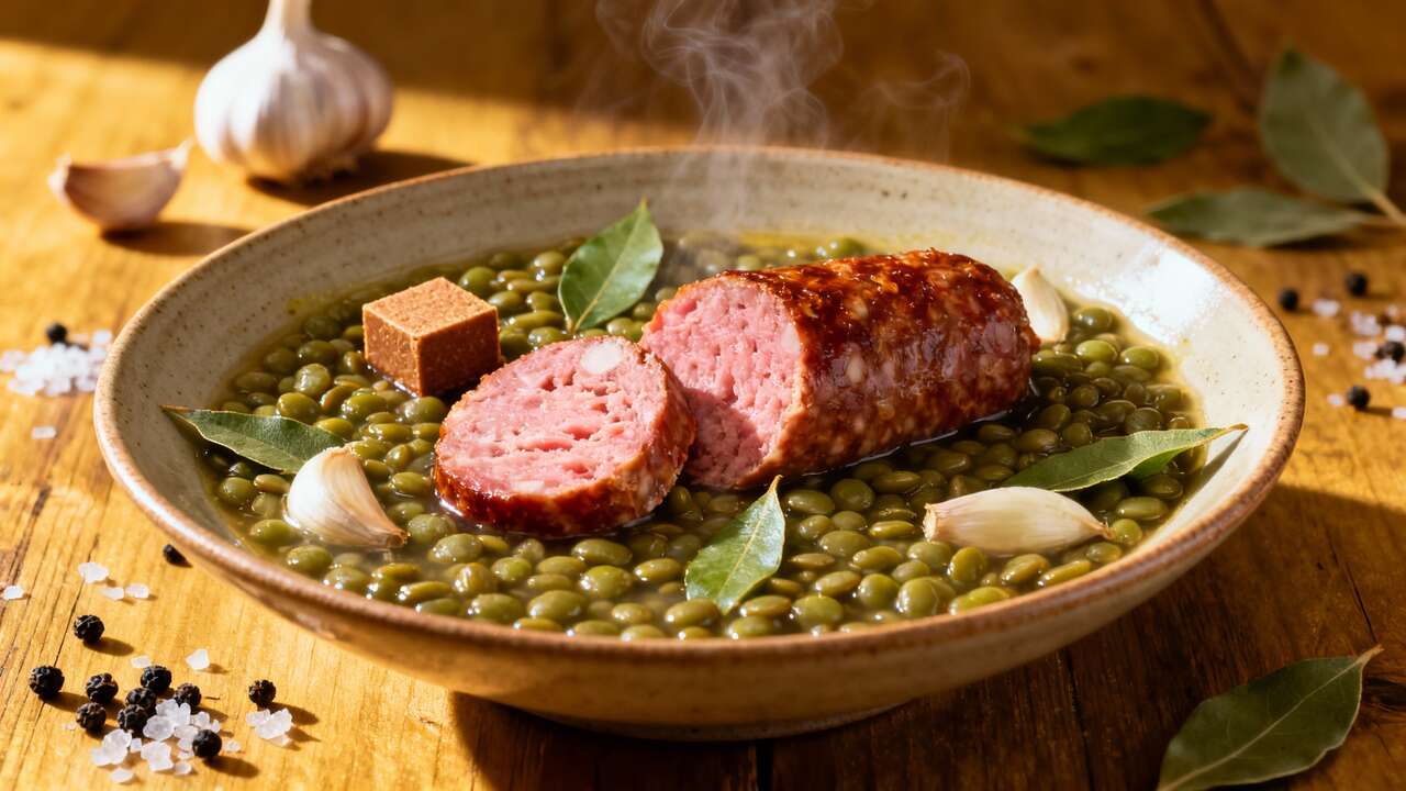 Recette du cotechino aux lentilles : plat italien traditionnel