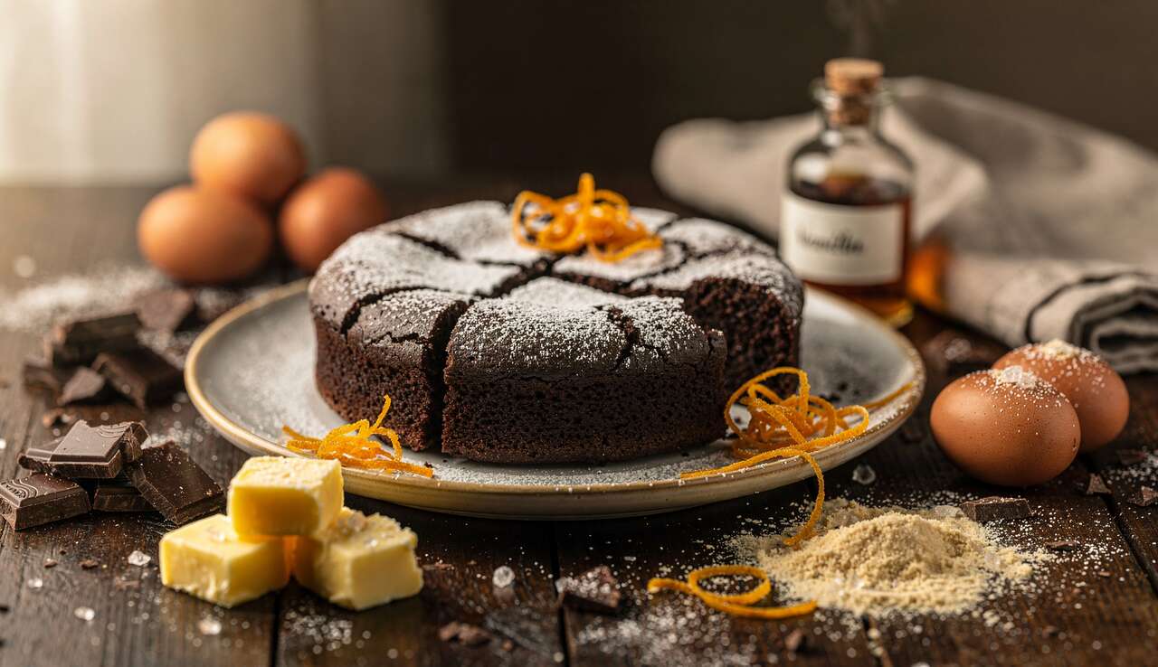 Recette de la Torta Caprese italienne