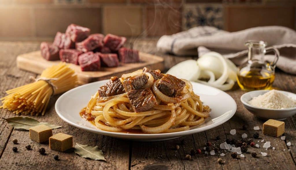 Recette authentique de pâtes alla Genovese