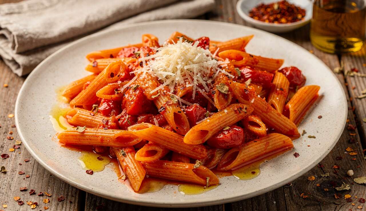 Recette de Penne all'Arrabbiata : la saveur piquante de l'Italie