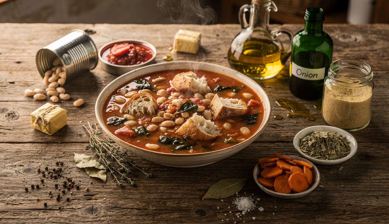 Ribollita : soupe toscane hivernale traditionnelle