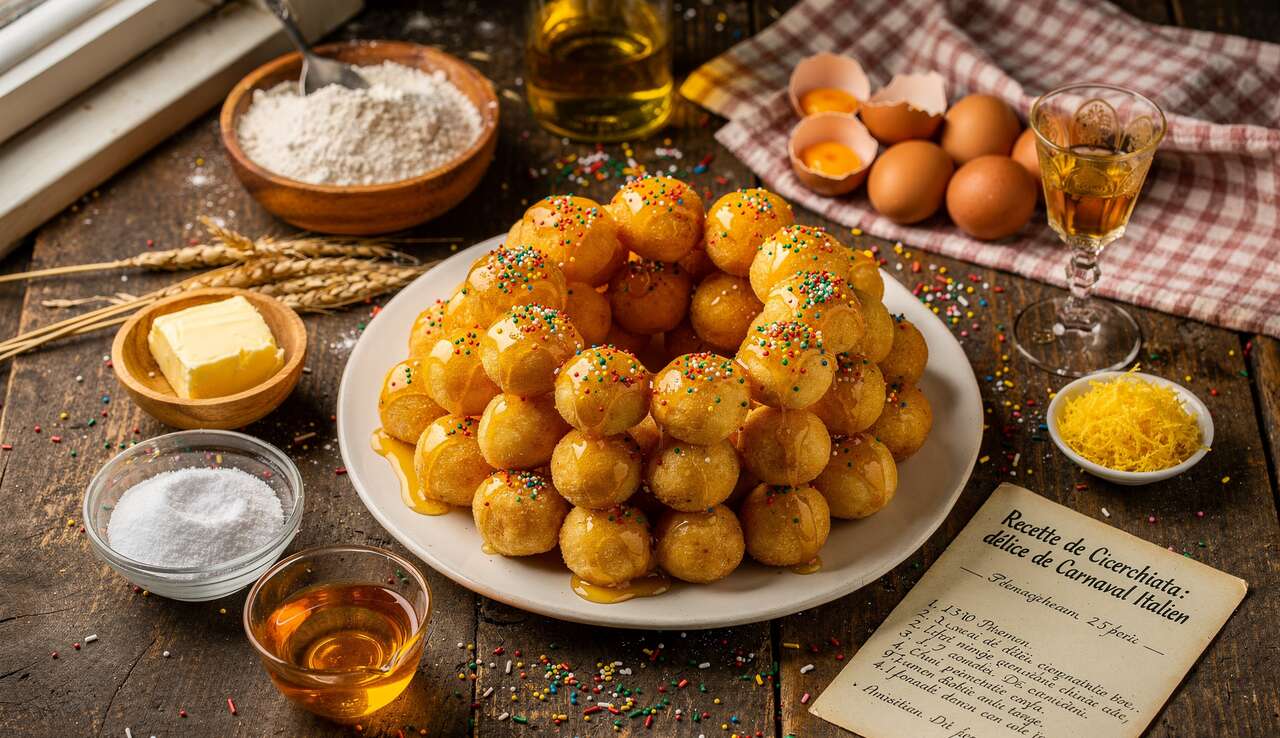 Recette de Cicerchiata : délice de Carnaval Italien