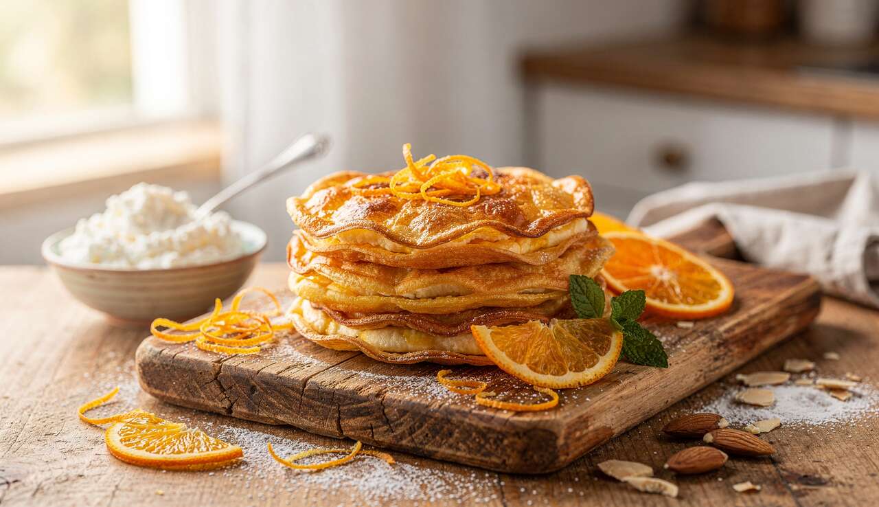 Galettes à l'orange et ricotta : une recette savoureuse