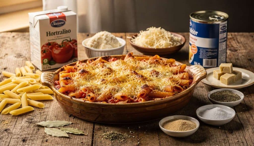 Gratin de pâtes savoureux : recette italienne maison