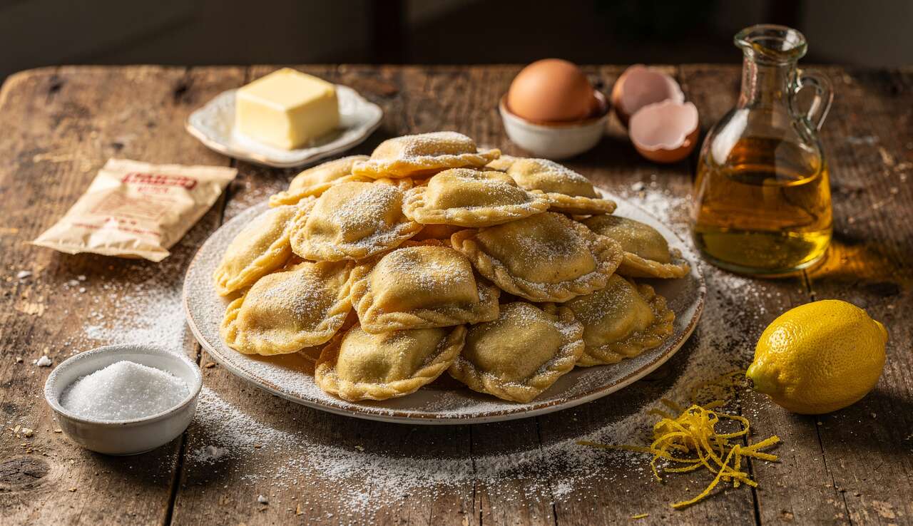 Recette traditionnelle italienne : tortelli de carnaval