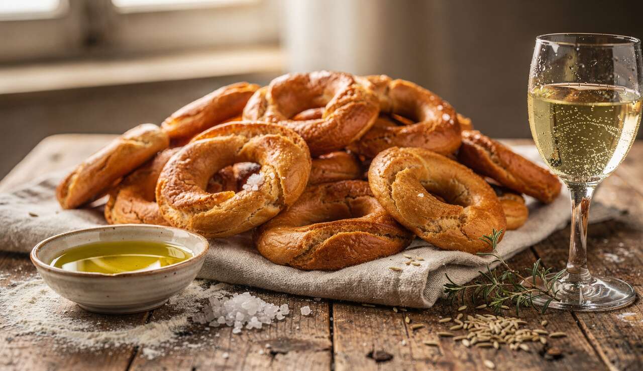 Recette authentique des Taralli pugliesi : d&eacute;lices croustillants d'Italie du Sud