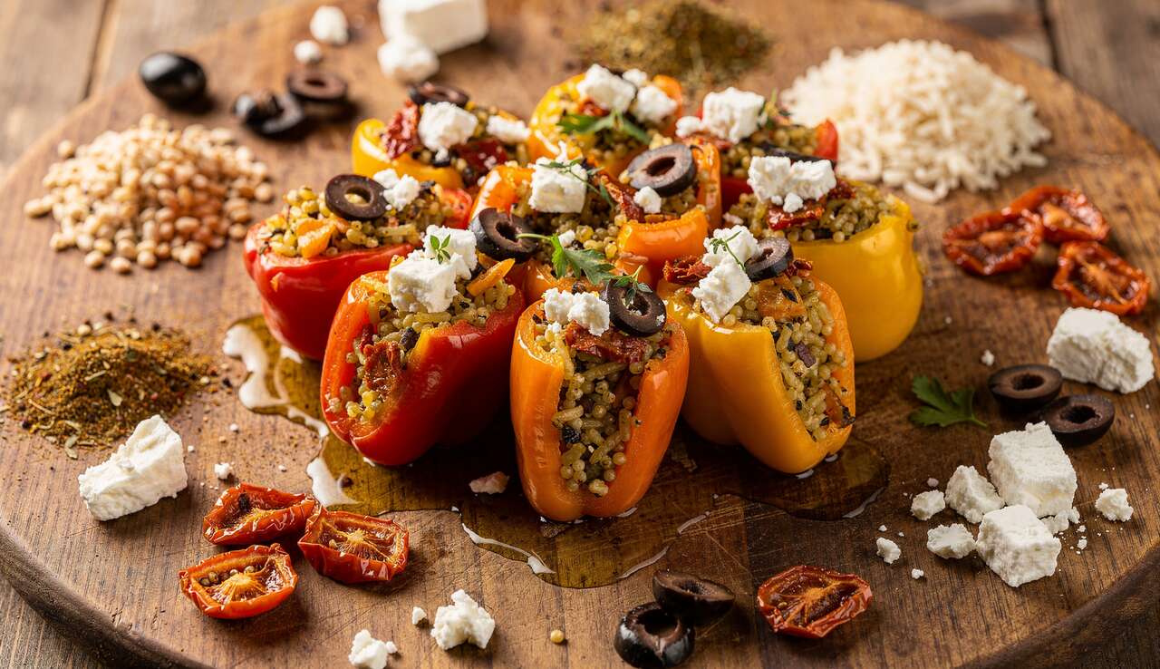 Recette : savoureux petits poivrons farcis