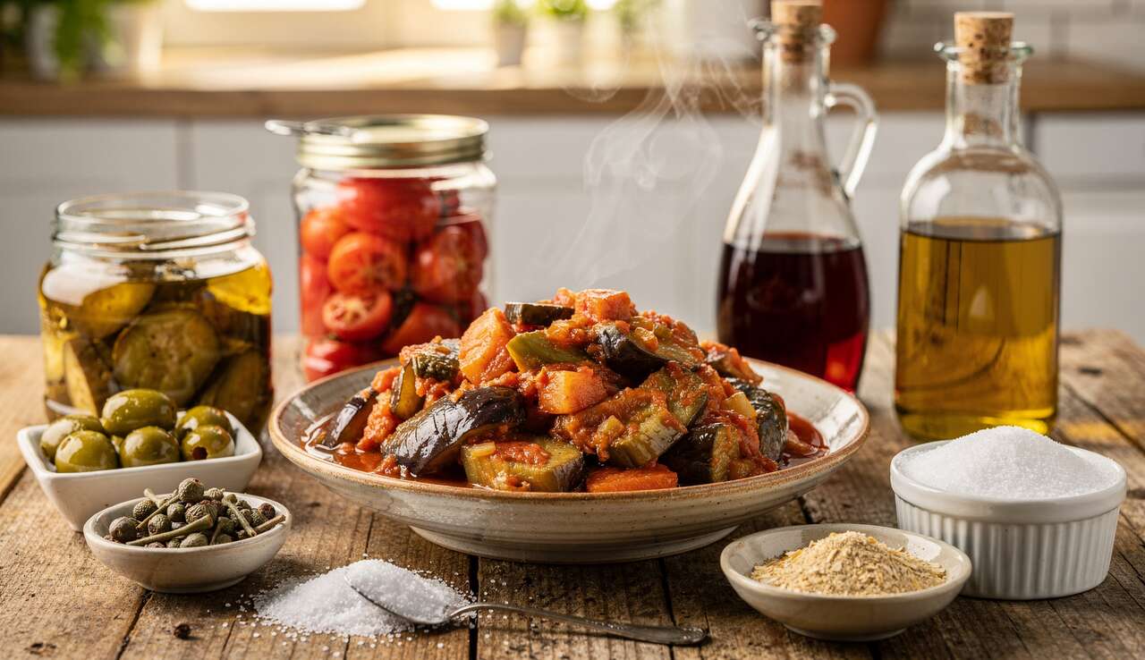 Recette authentique de la caponata sicilienne