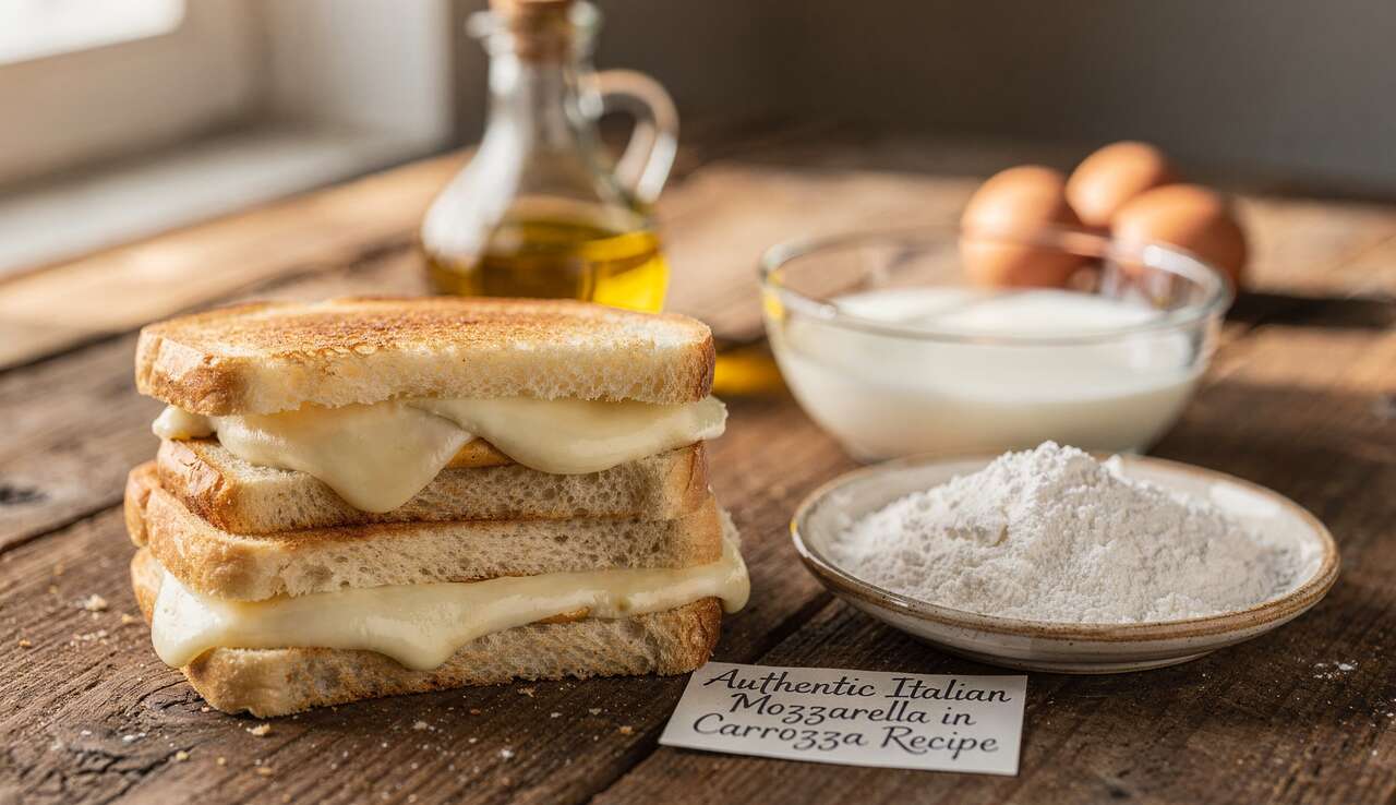 Recette authentique de la mozzarella en carrosse italienne