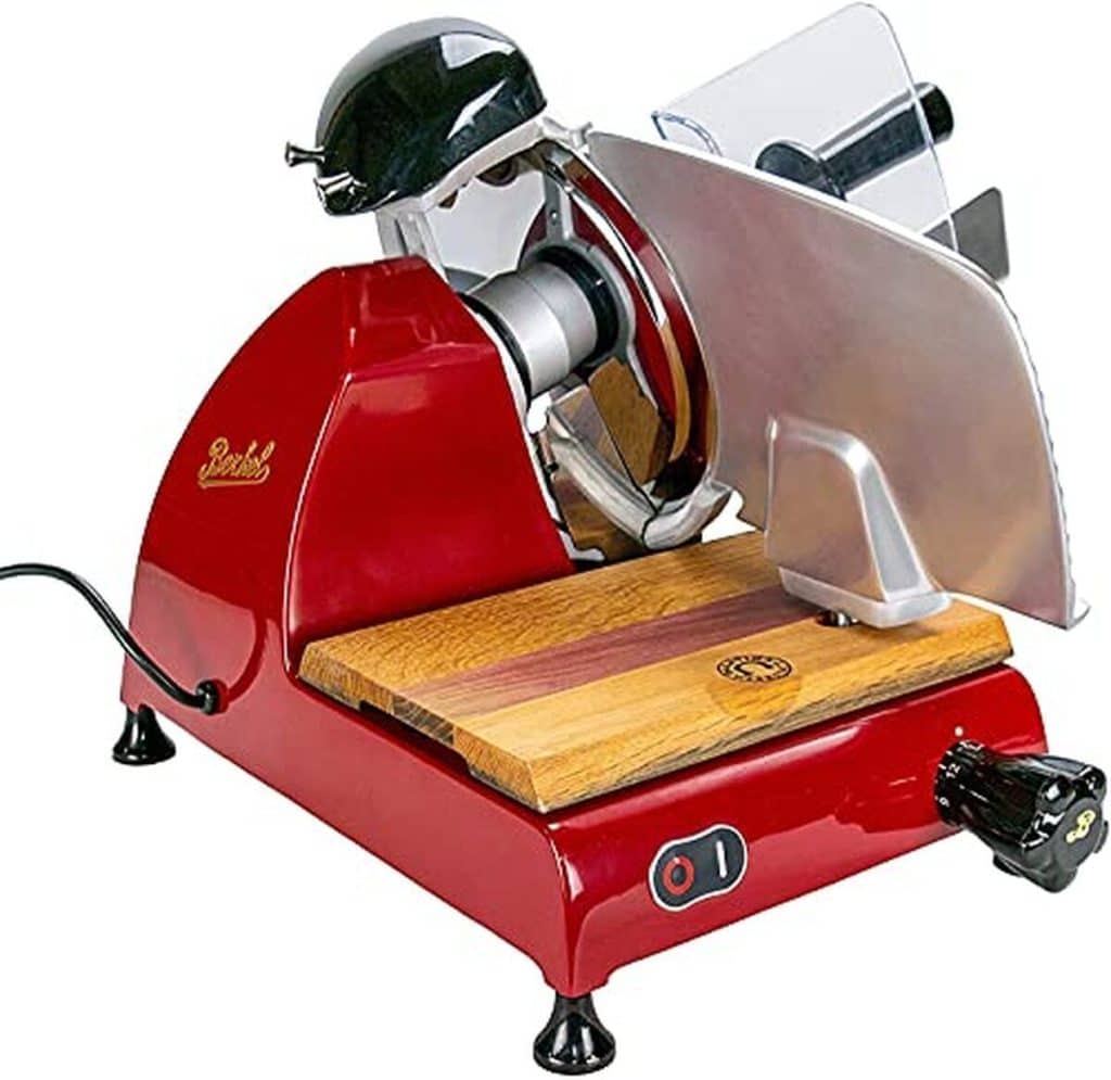 Test de la trancheuse Berkel Red Line 250 professionnelle rouge