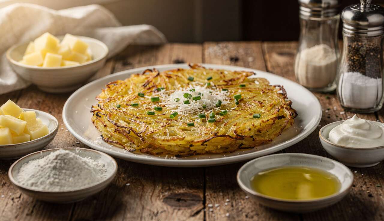 Recette de la galette aux pommes de terre Frandura