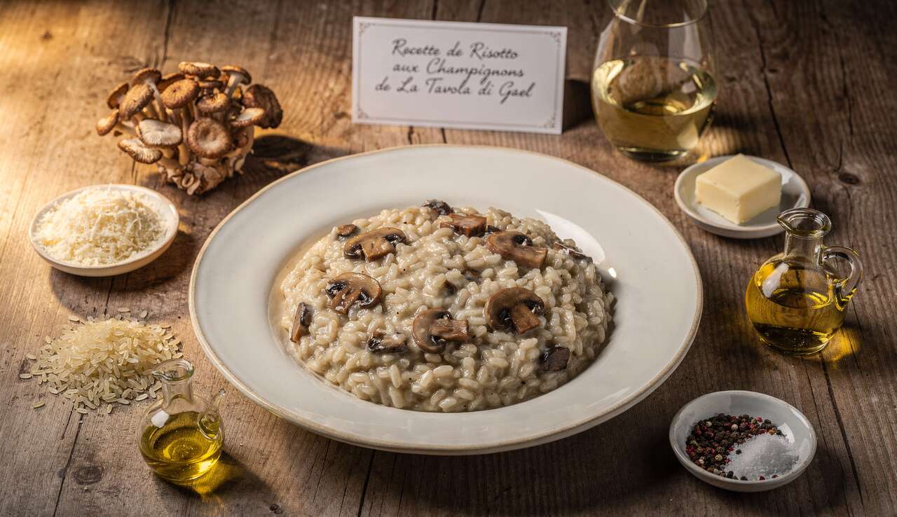 Recette de Risotto aux Champignons de La Tavola di Gael