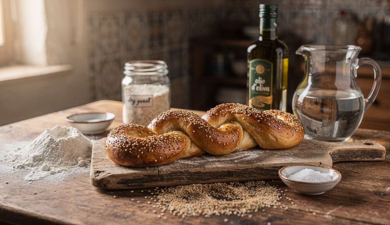 Recette de la Mafalda : pain Traditionnel de Sicile