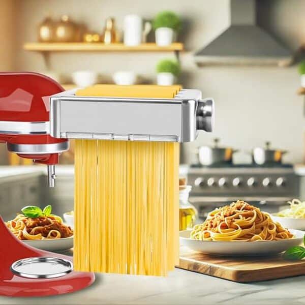 Découvrez notre test complet du kit d'accessoires Cookra 3 en 1 pour machine à pâtes KitchenAid : efficacité, praticité et qualité au rendez-vous pour améliorer votre expérience culinaire.