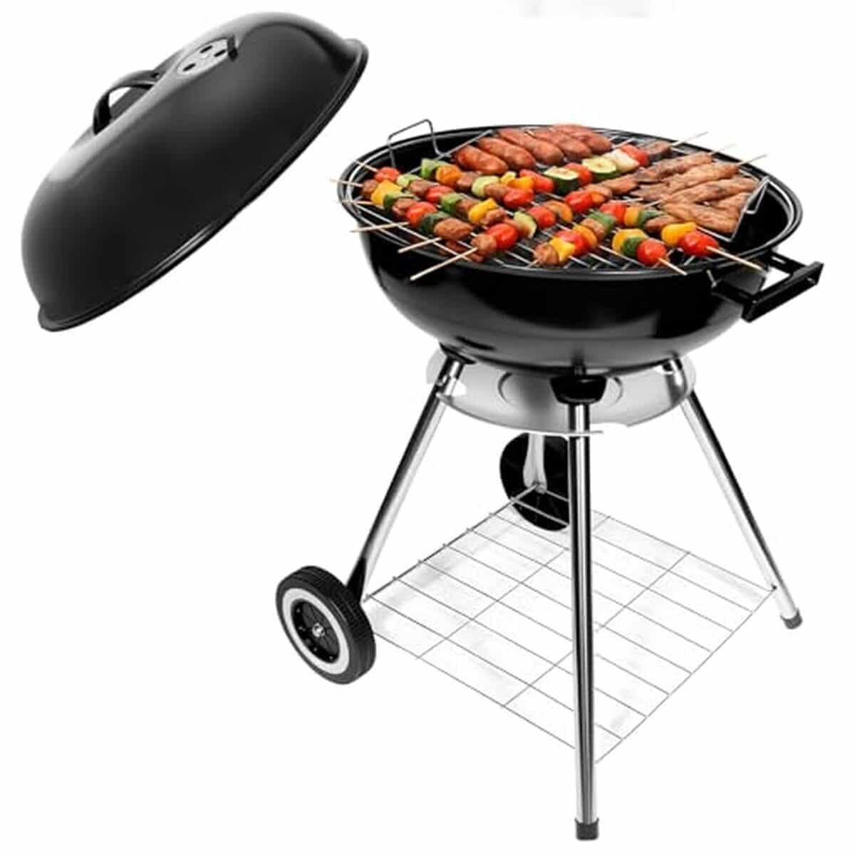 Test du barbecue à charbon HYCHIKA Ø47cm : grill compact pour extérieur