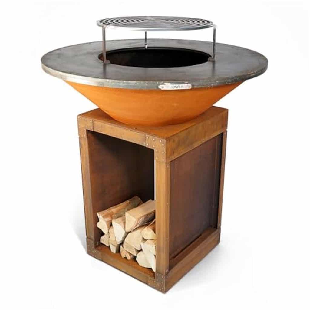 Test du brasero plancha Brasonfire : barbecue en acier corten