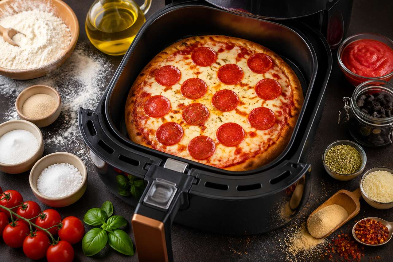 Recette pizza air fryer : découvrez comment la préparer facilement