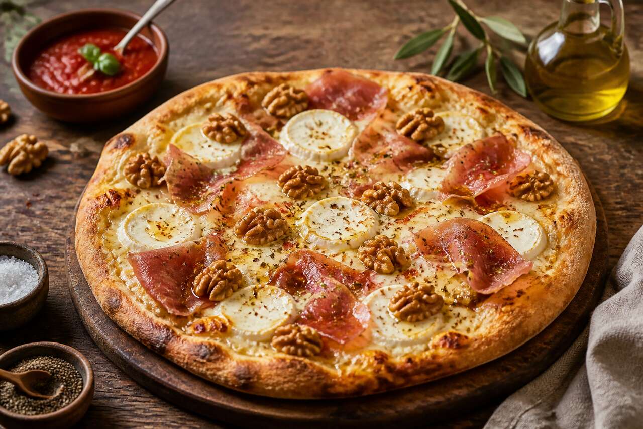 Recette irrésistible de pizza chèvre miel jambon : astuces et étapes clé