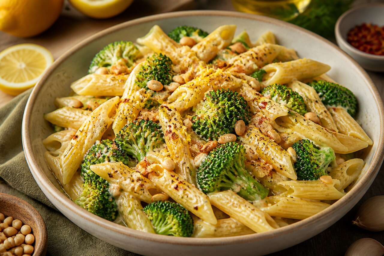 Délicieuse recette de pâtes au brocoli en 15 minutes