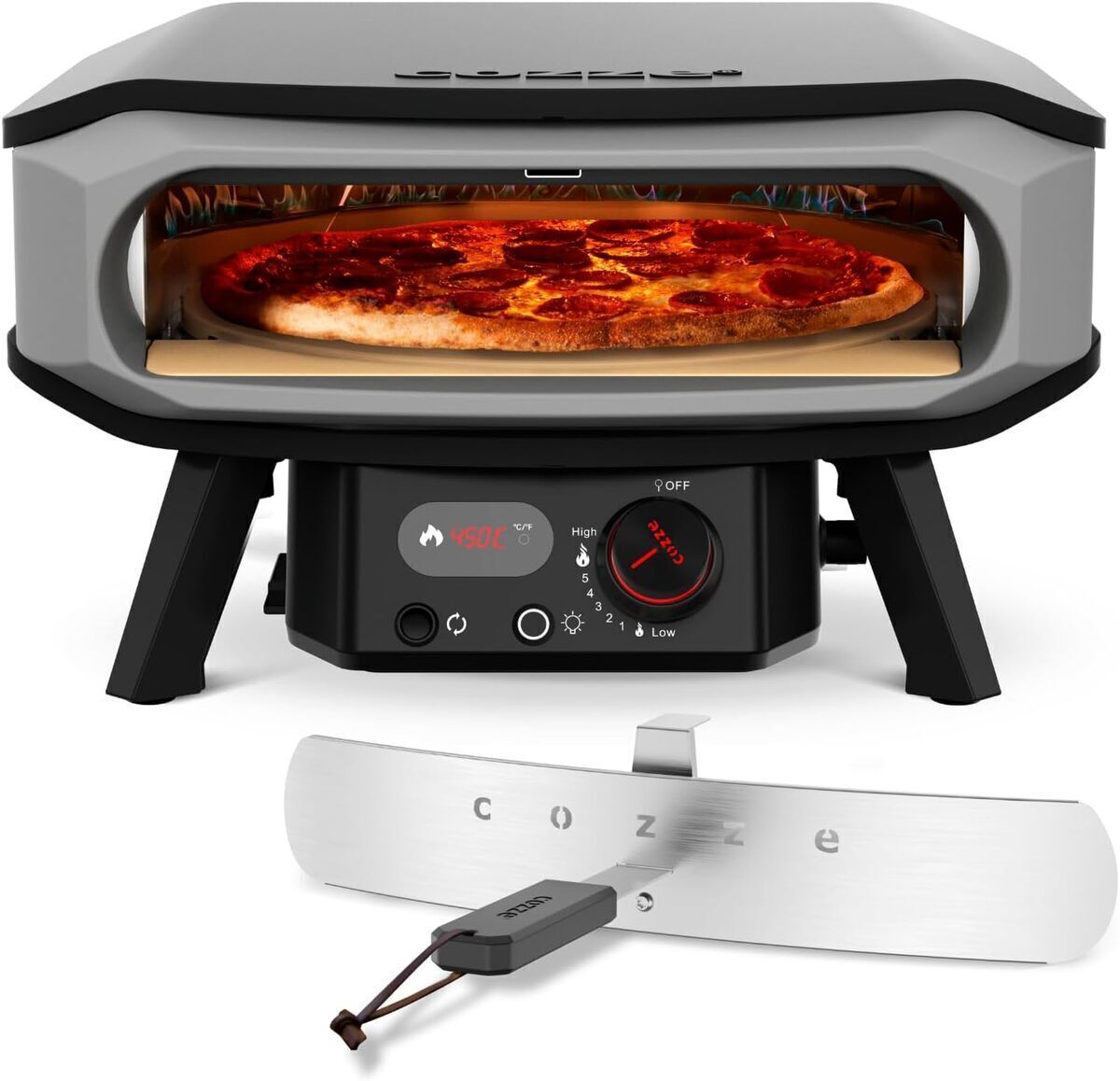 Test du four à pizza Cozze 17" premium rotate : performance et grande capacité