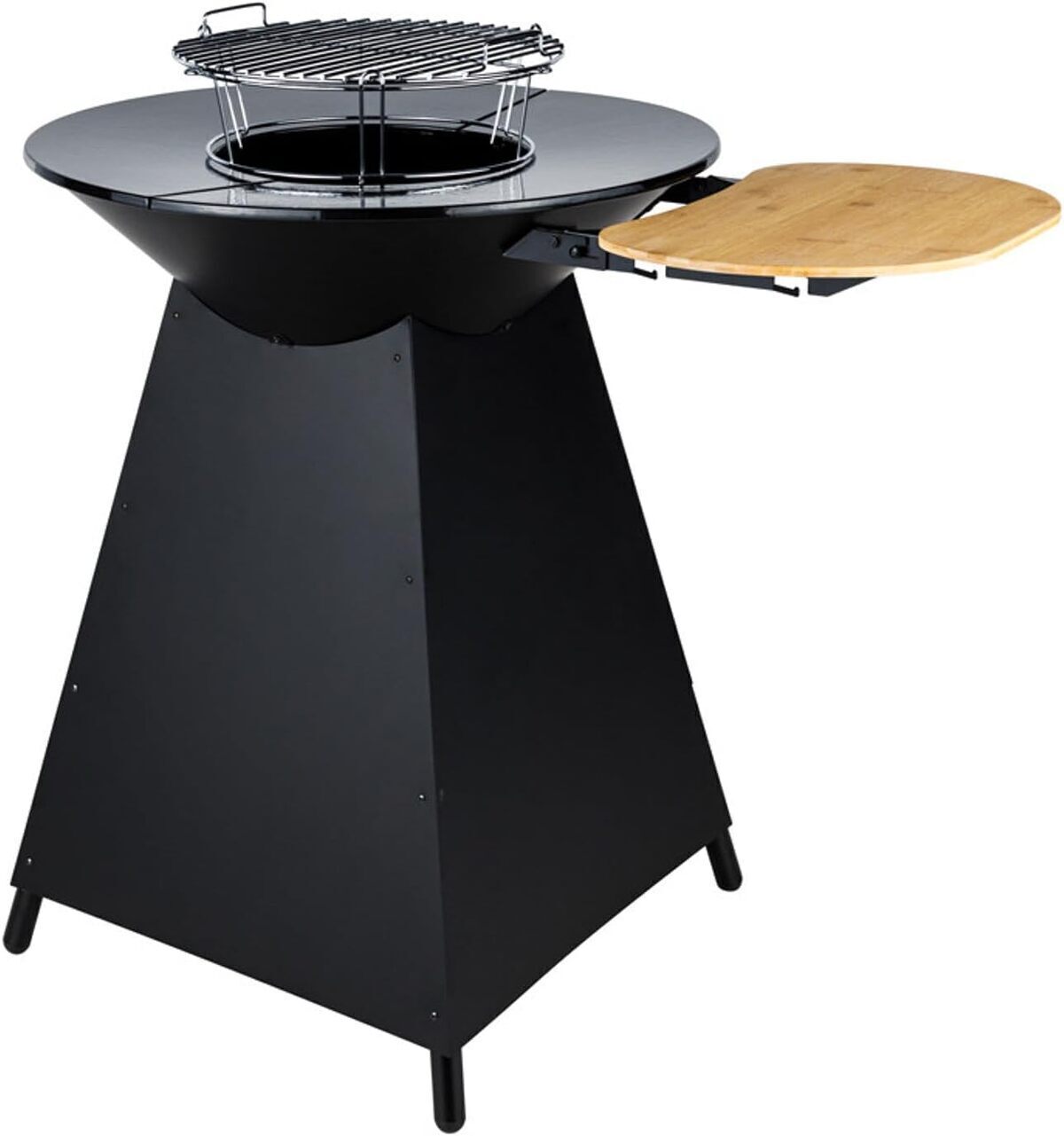 Test : brasero Somagic au charbon, plaque en fonte pour 20 couverts