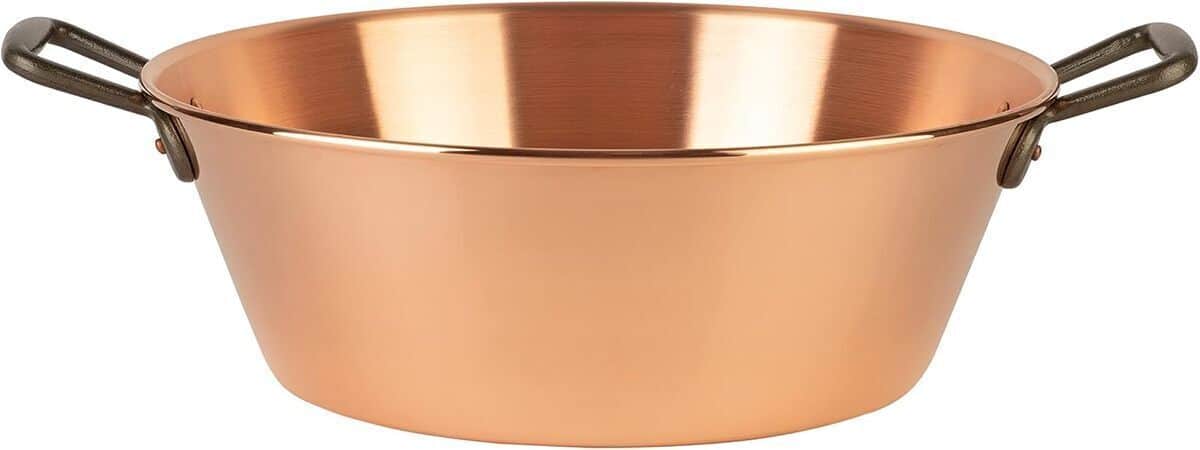 Test de la bassine à confiture en cuivre Romefort 38 cm