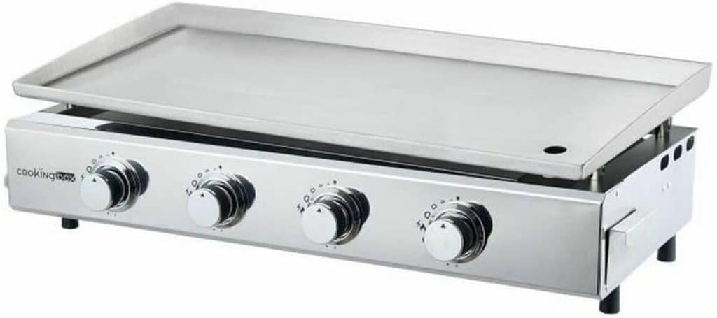 Test de la plancha à gaz CookingBox Brasilia 4 feux inox