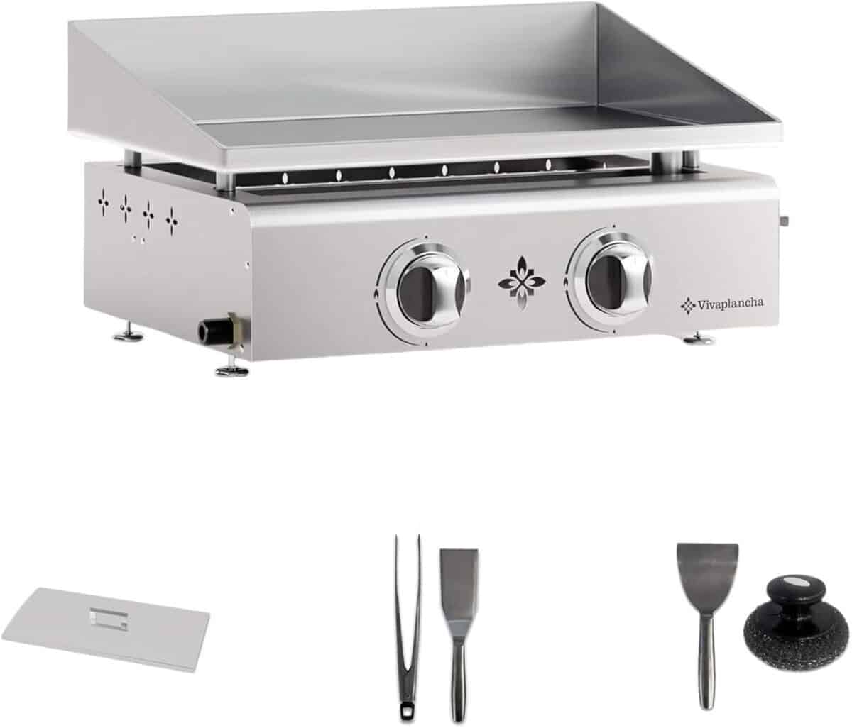 Test de la plancha gaz inox semi-professionnelle