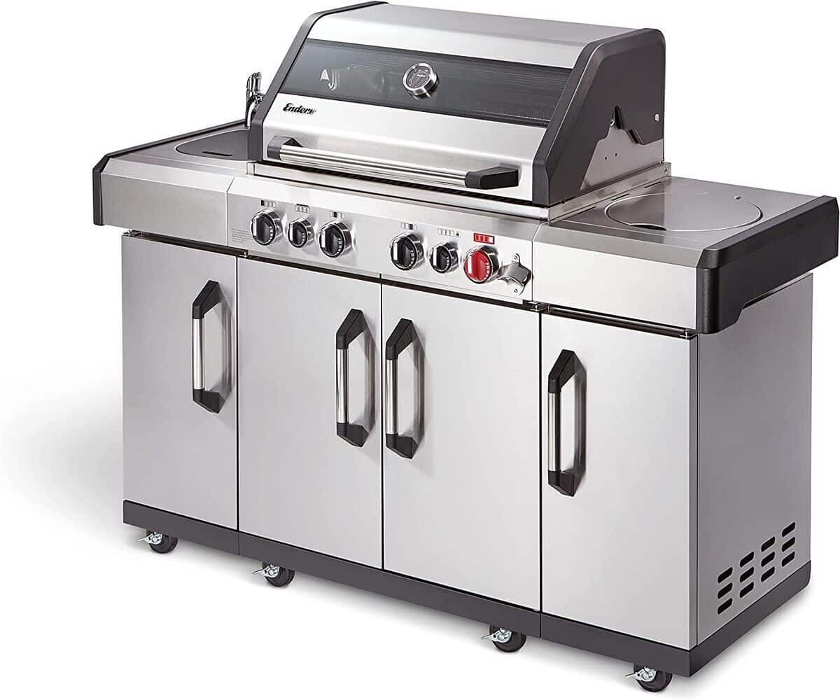 Test du barbecue à gaz Enders Kansas II Pro 4 SIK Profi Turbo