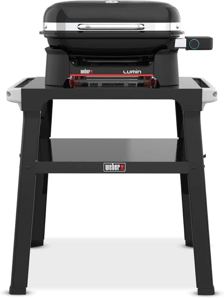 Test du barbecue électrique Weber Lumin Compact : performance optimale