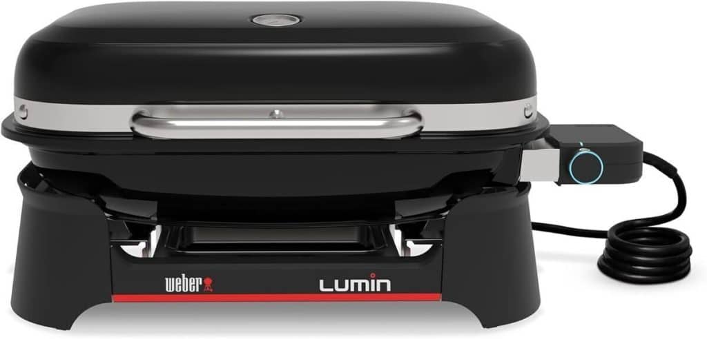 Test du barbecue électrique Weber Lumin : puissance et précision