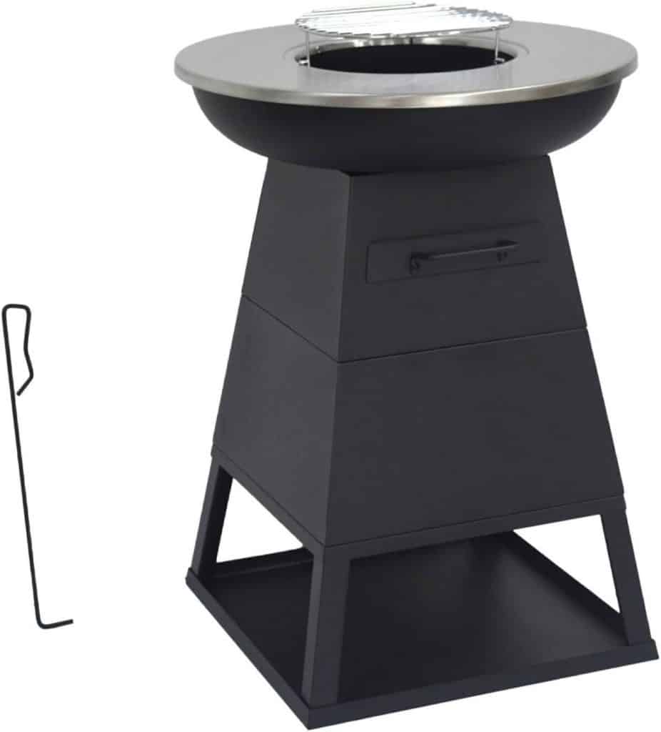 Test du brasero Sweeek Izalco Ø59cm : barbecue et rangement intégré