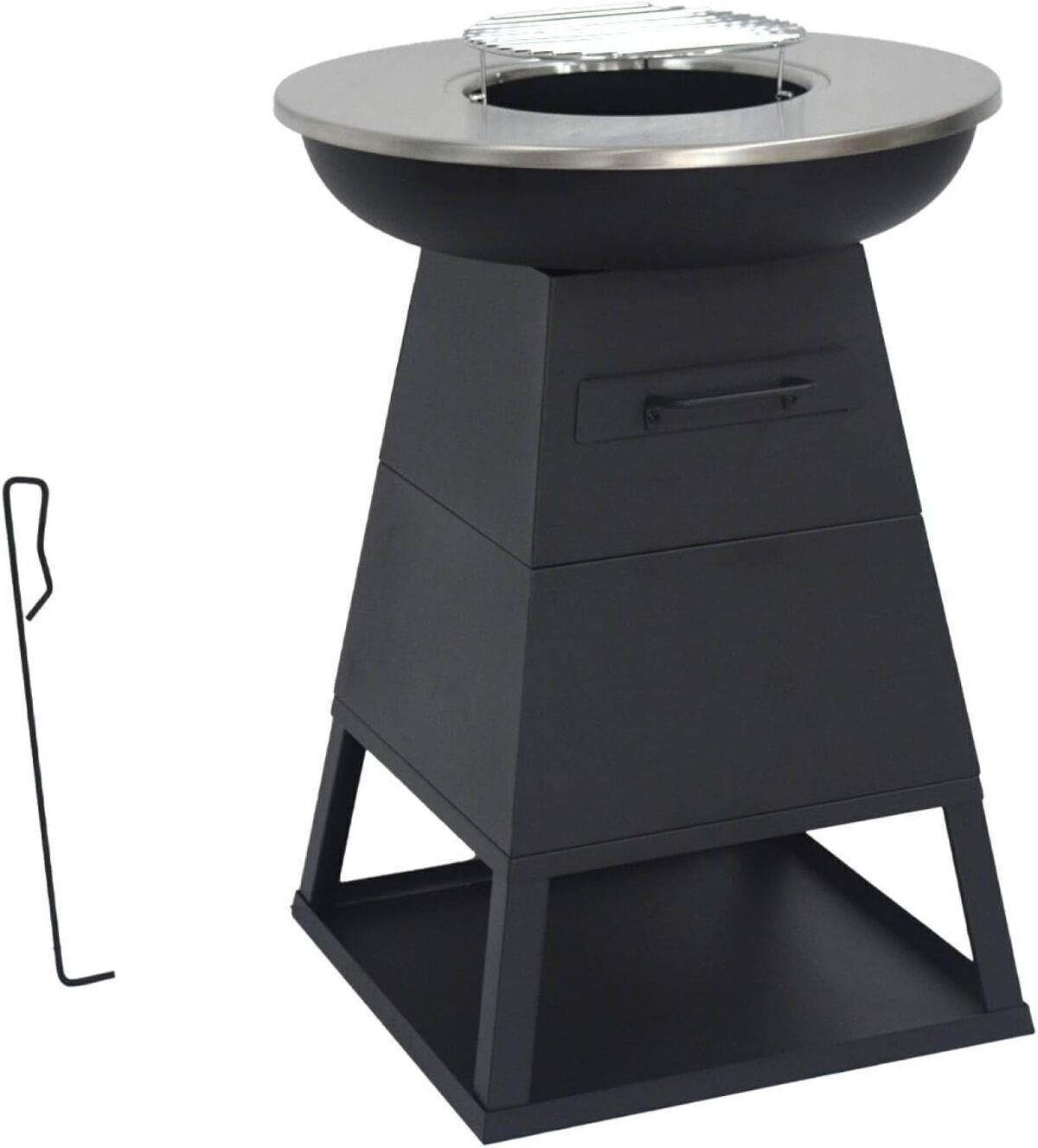 Test du brasero Sweeek Izalco Ø59cm : barbecue et rangement intégré