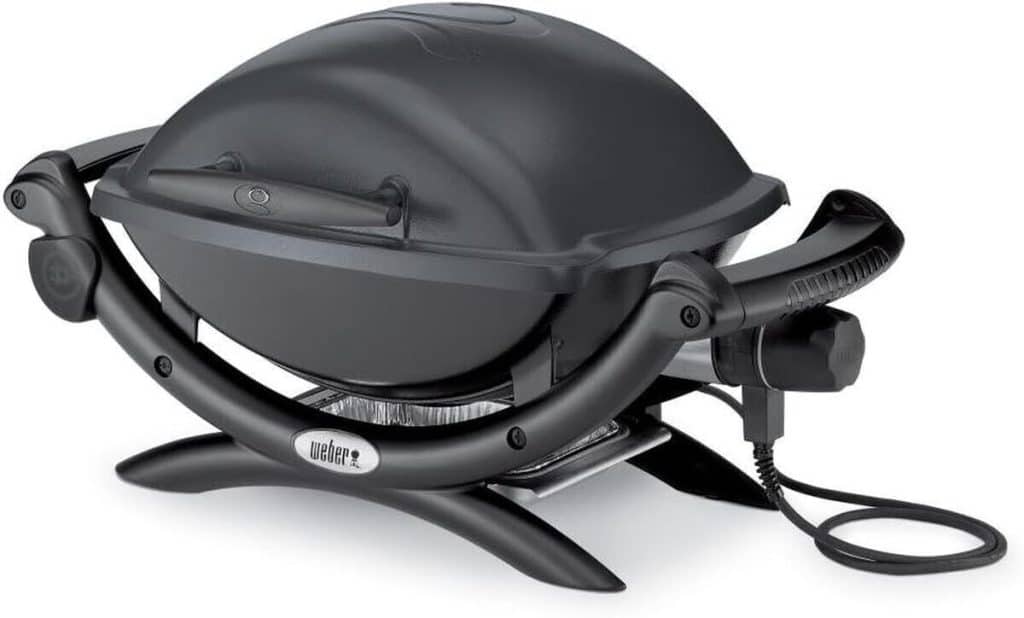Test du grill électrique Weber Q1400, efficacité grise